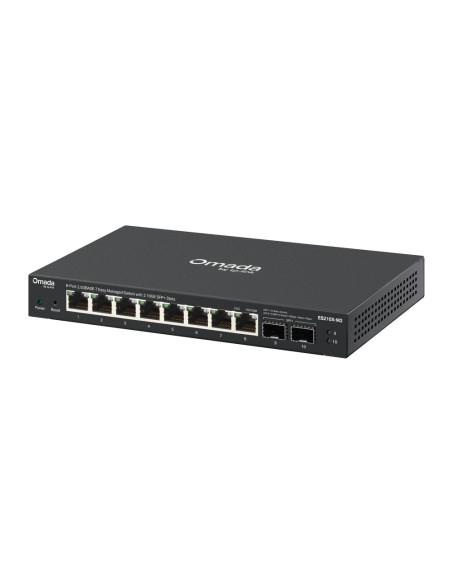 TP-Link ES210X-M2 switch Gestionado 2.5G Ethernet (100/1000/2500) Montaje en pared/escritorio Negro