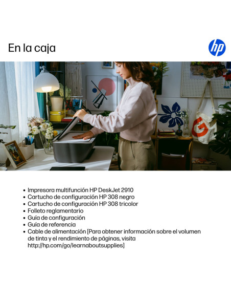 HP DeskJet 2910 Inalámbrico All-in-One Color Impresora