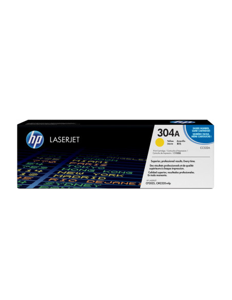 HP Cartucho de tóner original LaserJet 304A amarillo