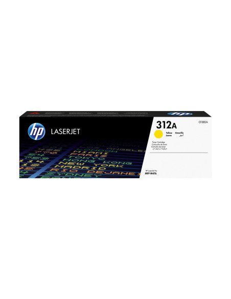 HP Cartucho de tóner 312A amarillo para LaserJet