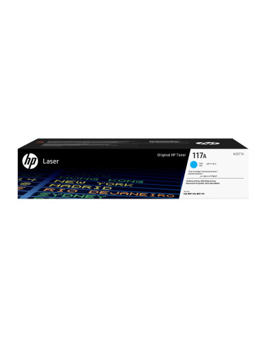 HP Cartucho de tóner Original Laser 117A cian