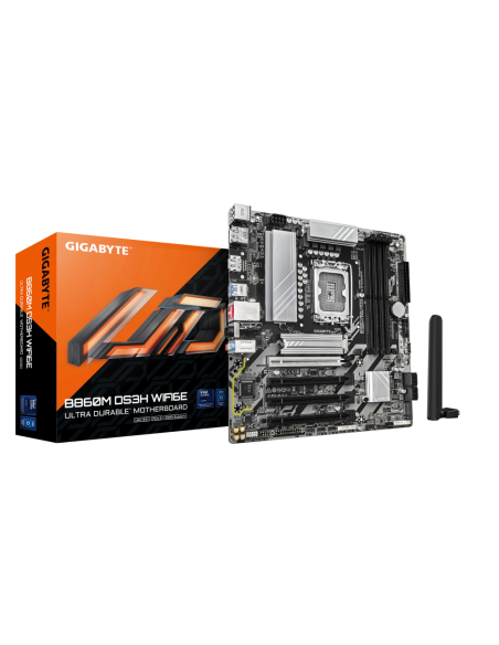 GIGABYTE B860M DS3H WIFI6E placa base Intel B860 LGA 1851 (Socket V1) micro ATX