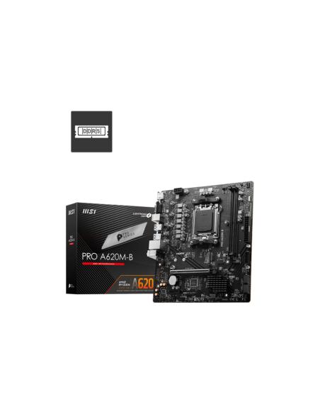 MSI PRO A620M-B placa base AMD A620 Zócalo AM5 micro ATX