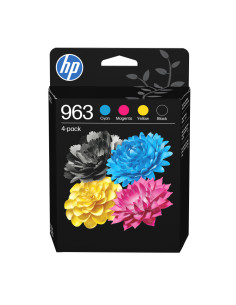 HP Paquete de 4 cartuchos de tinta Original 963 negro/cian/magenta/amarillo