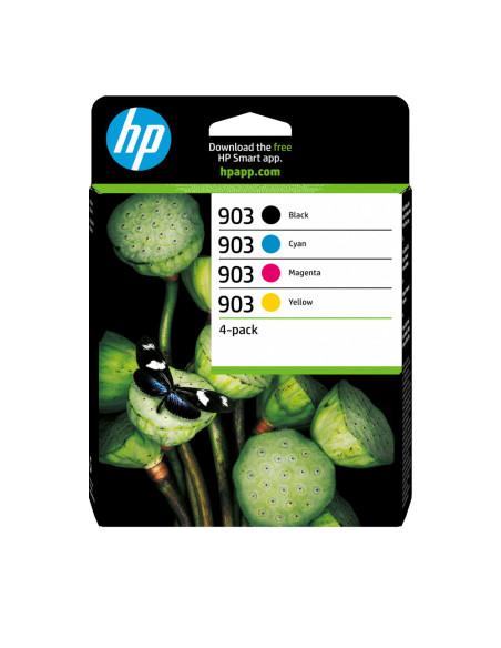 HP Paquete de 4 cartuchos de tinta Original 903 negro/cian/magenta/amarillo