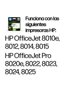 HP Cartucho de tinta Original 912XL cian de alta capacidad 2
