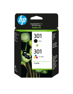 HP Pack de ahorro de 2 cartuchos de tinta original 301 negro/Tri-color