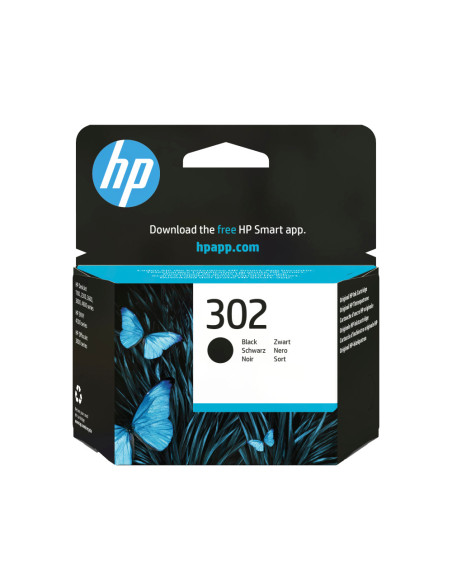 HP Cartucho de tinta original 302 negro