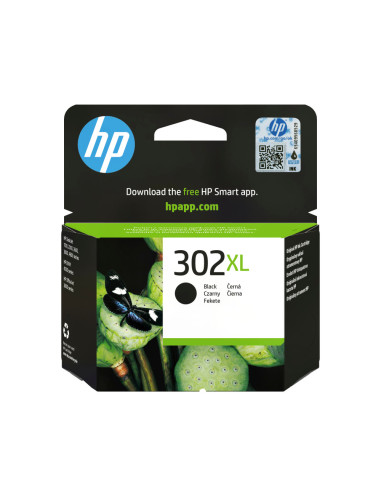 HP Cartucho de tinta original 302XL de alta capacidad negro