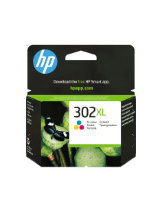 HP Cartucho de tinta original 302XL de alta capacidad tricolor