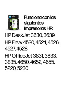 HP Paquete de ahorro de 2 cartuchos de tinta original 302 negro/tricolor 2