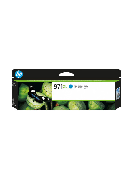 HP Cartucho de tinta original 971XL de alta capacidad cian