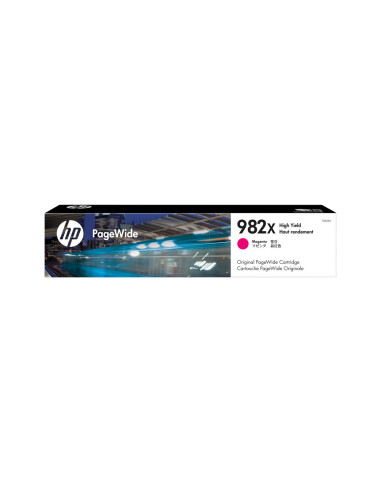 HP Cartucho PageWide 982X Original de alta capacidad magenta