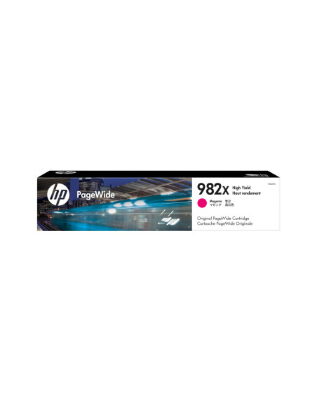 HP Cartucho PageWide 982X Original de alta capacidad magenta