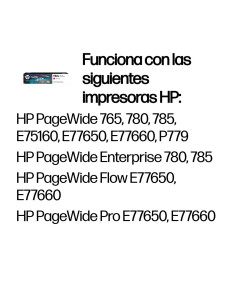HP Cartucho PageWide 982X Original de alta capacidad magenta 2