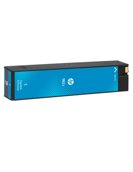 HP Cartucho PageWide 982X Original de alta capacidad cian