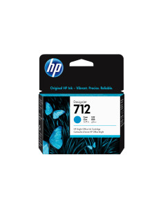 HP Cartucho de Tinta DesignJet 712 cian de 29 ml