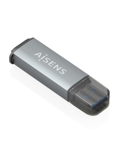 AISENS ASCR-2A09-GR lector de tarjeta USB 3.2 Gen 1 (3.1 Gen 1) Type-A 2