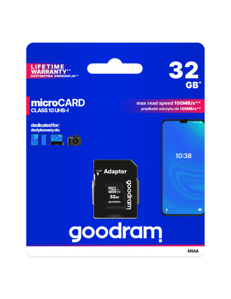 Goodram M1AA 32 GB MicroSDHC UHS-I Clase 10
