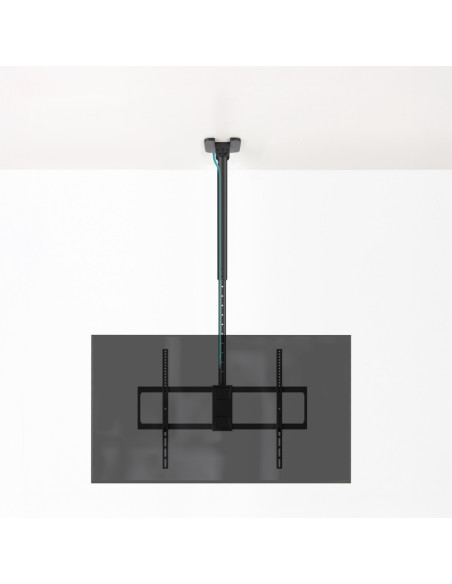 TooQ Soporte de Techo Extensible para Pantallas 50"-100", Negro