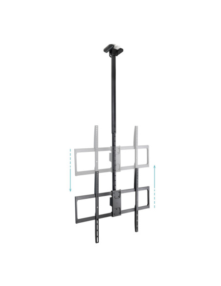 TooQ Soporte de Techo Extensible para Pantallas 50"-100", Negro