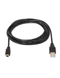 AISENS A101-0026 cable USB USB 2.0 3 m USB A Mini-USB B Negro 2