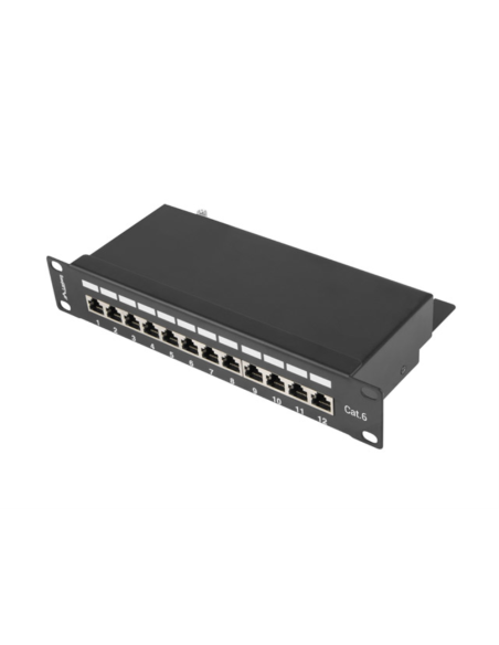 Lanberg PPF6-9012-B panel de parcheo