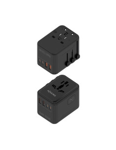 AISENS ASPS-2A2C08-BK cargador de dispositivo móvil Corriente alterna Carga rápida Interior 2