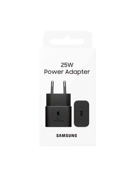 Samsung EP-T2510NBEGWW cargador de dispositivo móvil Universal Negro USB Carga rápida Interior