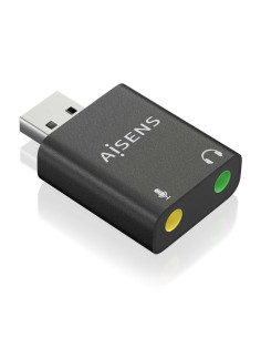 AISENS A106-0768 cambiador de género para cable 2x 3.5 mm 2