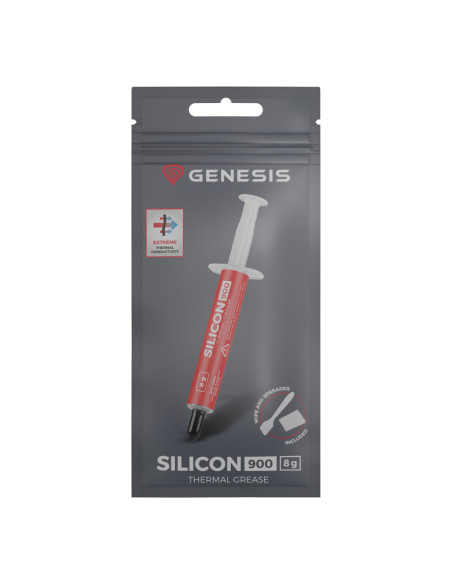 GENESIS Silicon 900 compuesto disipador de calor Pasta térmica 12,8 W/m·K 8 g