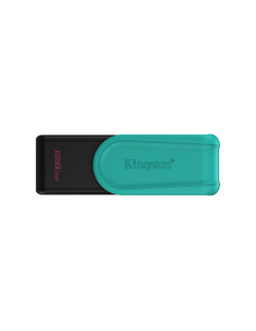 Kingston Technology DataTraveler 128GB Portable USB 3.2 Gen 1 Exodia S (Black/Turquoise)