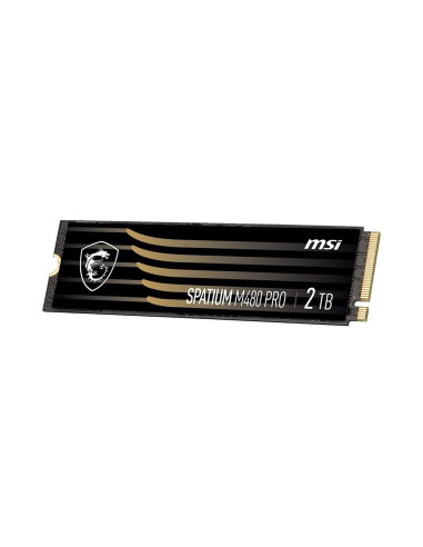 MSI Spatium M480 PRO PCIE 4.0 NVME M.2 2TB unidad de estado sólido PCI Express 4.0 3D NAND