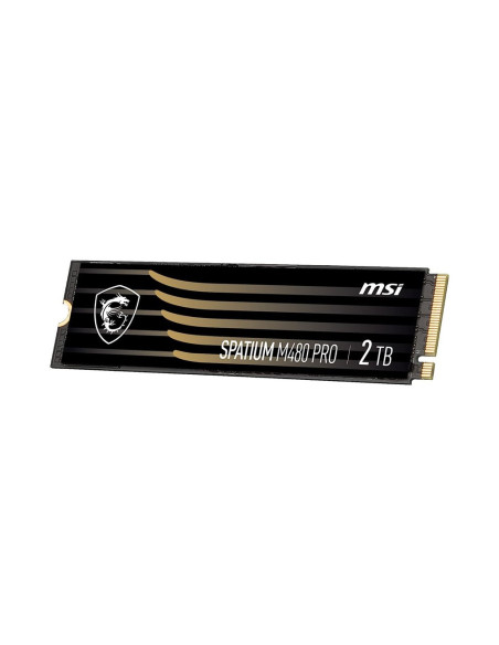 MSI Spatium M480 PRO PCIE 4.0 NVME M.2 2TB unidad de estado sólido PCI Express 4.0 3D NAND