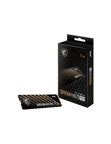 MSI Spatium M470 PRO PCIe 4.0 NVMe M.2 1TB PCI Express 4.0 3D NAND