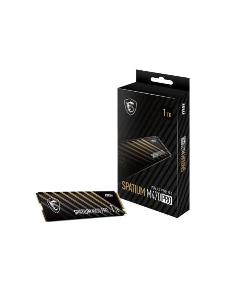 MSI Spatium M470 PRO PCIe 4.0 NVMe M.2 1TB PCI Express 4.0 3D NAND