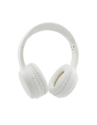 CoolBox AURICULARES BLUETOOTH 5.3 AIR40 CANCELACION RUIDO ANC BEIGE DIADEMA PLEGABLES