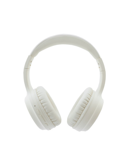 CoolBox AURICULARES BLUETOOTH 5.3 AIR40 CANCELACION RUIDO ANC BEIGE DIADEMA PLEGABLES