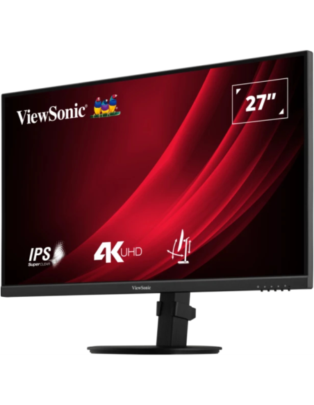 Viewsonic VG Series VG2708-4K pantalla para PC 68,6 cm (27") 3840 x 2160 Pixeles 4K Ultra HD LED Negro