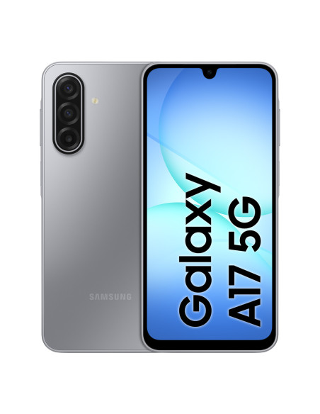 Samsung Galaxy A17 5G 17 cm (6.7") Ranura híbrida Dual SIM Android 15 USB Tipo C 4 GB 128 GB 5000 mAh Gris