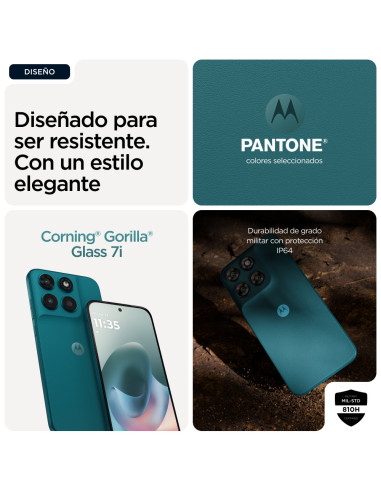 Motorola moto g77 17,3 cm (6.8") Ranura híbrida Dual SIM Android 16.0 5G USB Tipo C 8 GB 256 GB 5200 mAh Verde