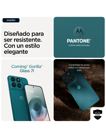 Motorola moto g77 17,3 cm (6.8") Ranura híbrida Dual SIM Android 16.0 5G USB Tipo C 8 GB 256 GB 5200 mAh Verde