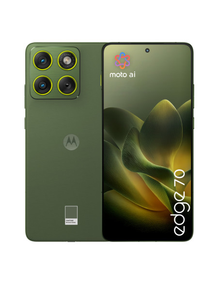 Motorola edge 70 17 cm (6.7") SIM doble Android 16.0 5G USB Tipo C 12 GB 512 GB 4800 mAh Verde