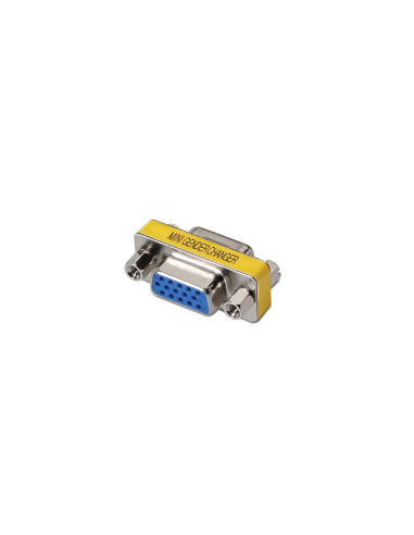 AISENS A114-0082 cambiador de género para cable VGA D-sub D-sub Azul, Plata