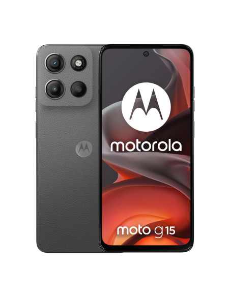 Motorola moto g15 17,1 cm (6.72") SIM doble Android 15 4G USB Tipo C 8 GB 256 GB 5200 mAh Gris
