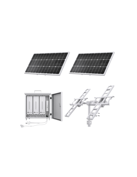 TP-Link VIGI SP18090 kit de energía solar Valla electrificada 18 V Mástil