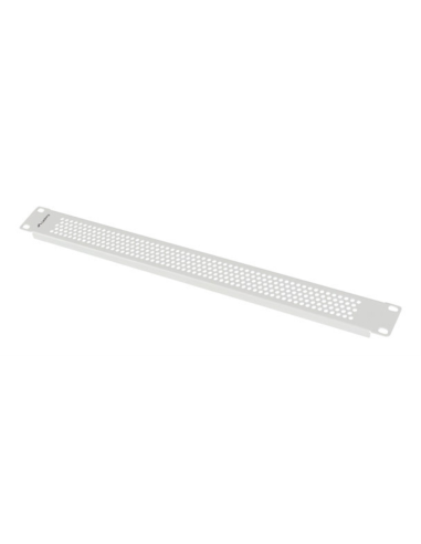 Lanberg Zaslepka do szaf 19 1U perforowana szara Panel ciego