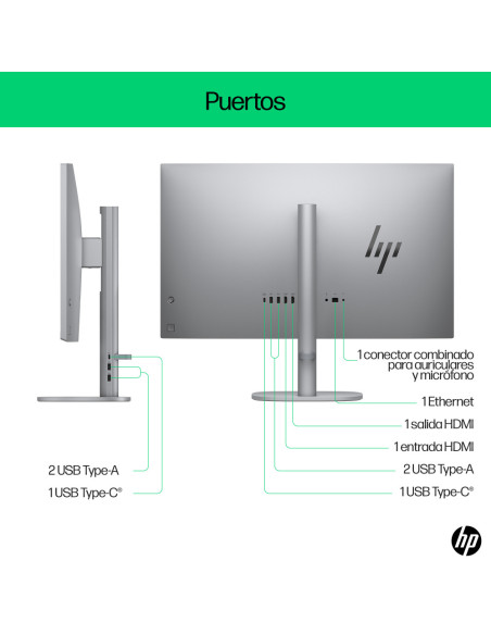 HP OmniStudio X 27-cs0015ns PC Intel Core Ultra 5 125H 68,6 cm (27") 1920 x 1080 Pixeles PC todo en uno 16 GB DDR5-SDRAM 512 GB 