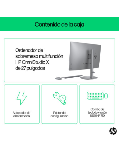 HP OmniStudio X 27-cs0015ns PC Intel Core Ultra 5 125H 68,6 cm (27") 1920 x 1080 Pixeles PC todo en uno 16 GB DDR5-SDRAM 512 GB 