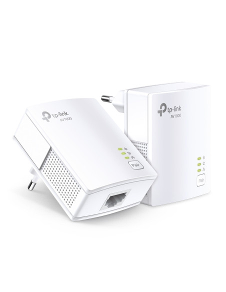 TP-Link TL-PA7017 KIT adaptador de red PowerLine 1000 Mbit/s Ethernet Blanco 2 pieza(s)